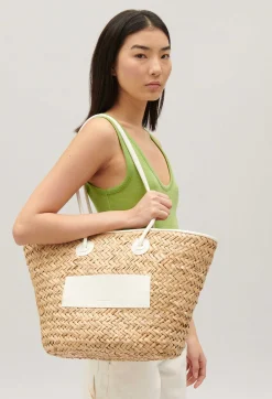 Claudie Pierlot Adryan Medium Straw Basket*Women Shopping Bags