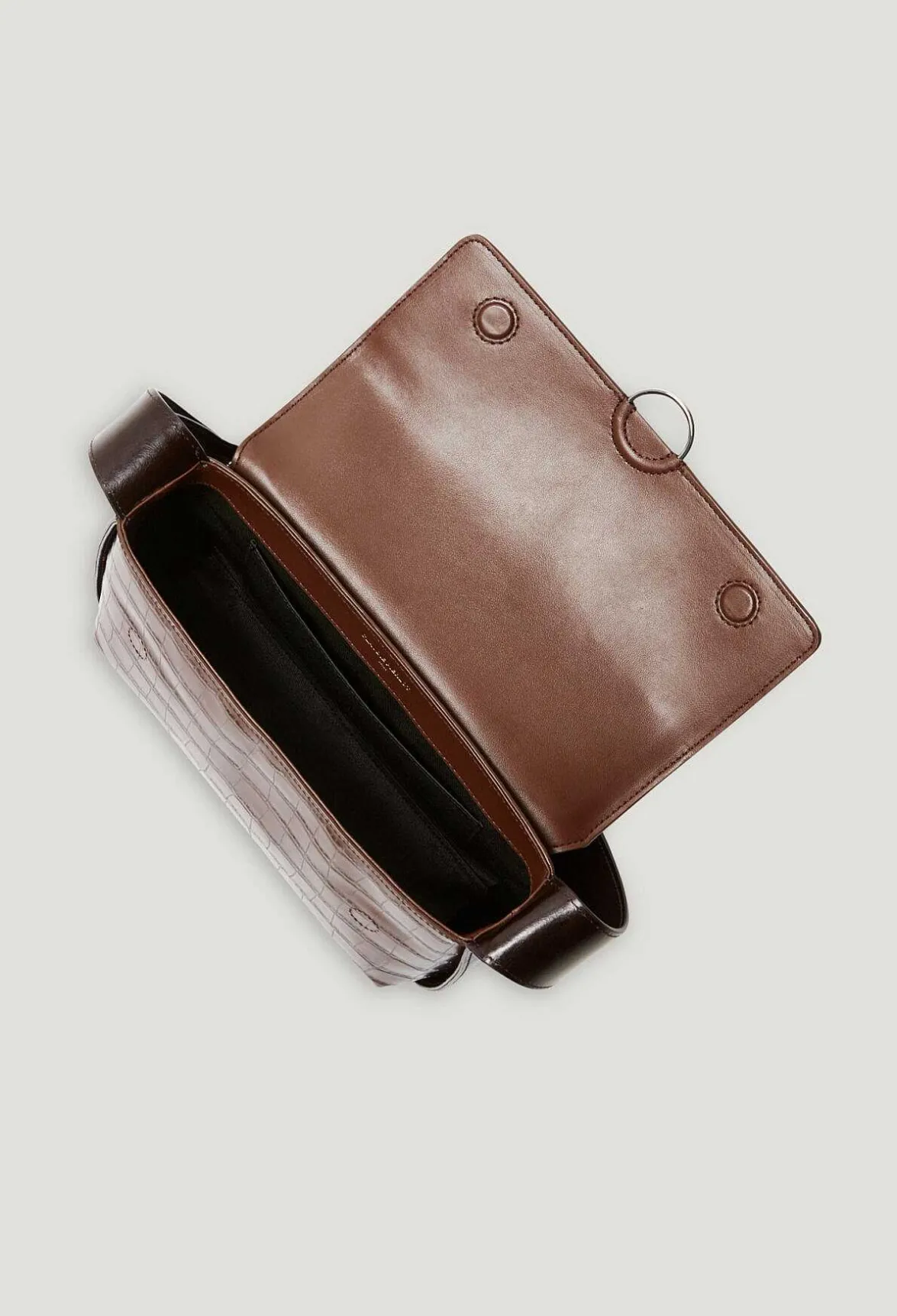 Claudie Pierlot Alix Two-Tone Brown Bag*Women Crossbody Bags