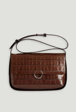 Claudie Pierlot Alix Two-Tone Brown Bag*Women Crossbody Bags