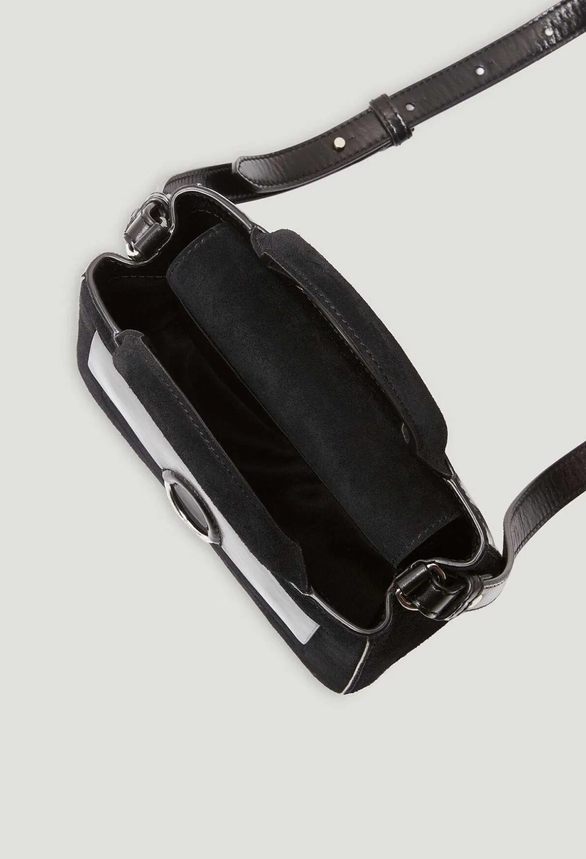 Claudie Pierlot Anouck Mini Black Leather Bag*Women Crossbody Bags