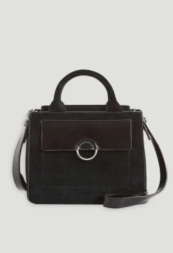 Claudie Pierlot Anouck Mini Black Leather Bag*Women Crossbody Bags