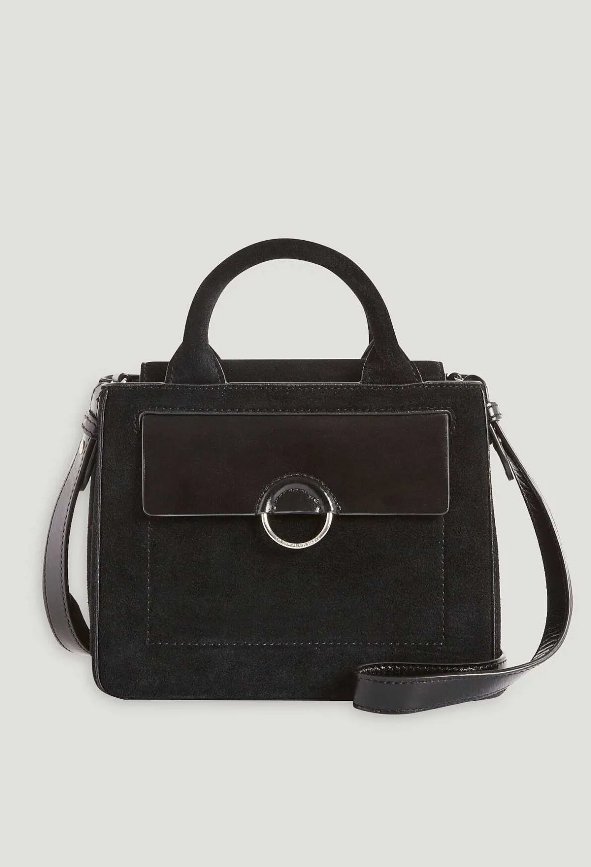 Claudie Pierlot Anouck Mini Black Leather Bag*Women Crossbody Bags