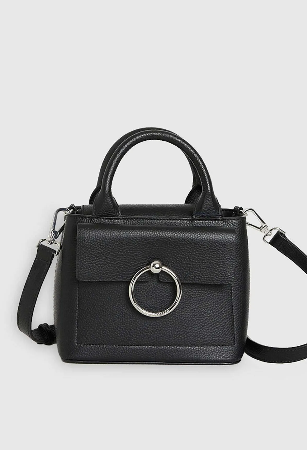 Claudie Pierlot Anouck Mini Grained Leather Handbag*Women Crossbody Bags