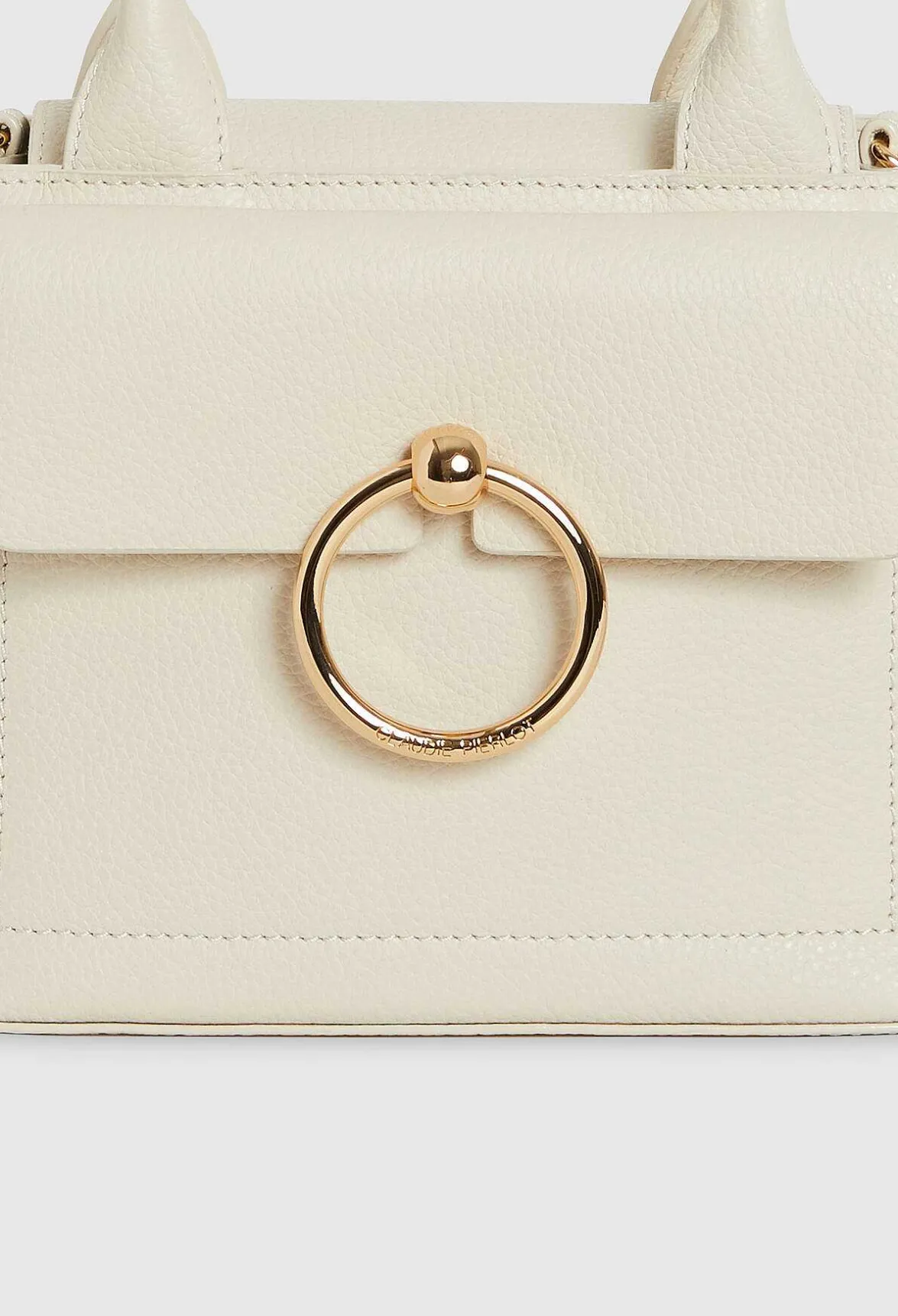 Claudie Pierlot Anouck Mini Grained Leather Handbag*Women Crossbody Bags