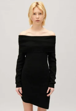 Claudie Pierlot Asymmetric Knitted Dress*Women Dresses