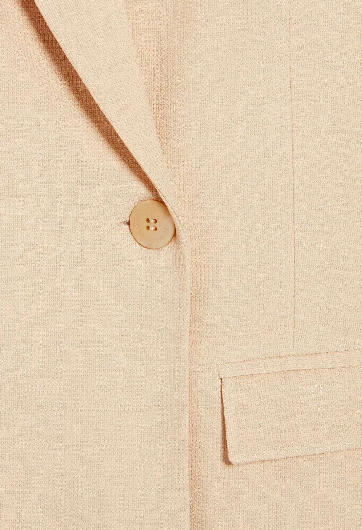 Claudie Pierlot Beige Textured Suit Jacket*Women Blazers