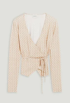 Claudie Pierlot Beige Wrap Top*Women Tops And Shirts