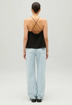 Claudie Pierlot Black Bustier Top With Straps*Women Tops And Shirts