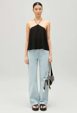 Claudie Pierlot Black Bustier Top With Straps*Women Tops And Shirts
