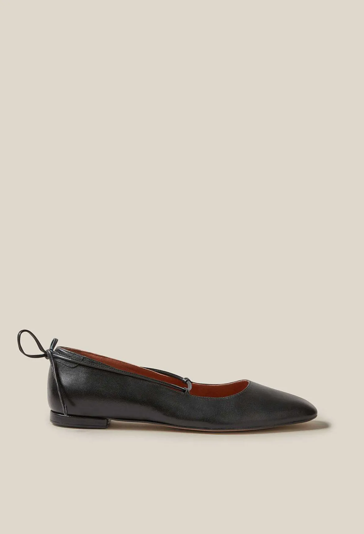 Claudie Pierlot Black Leather Ballet Pumps*Women Sandals, Pumps And Mules
