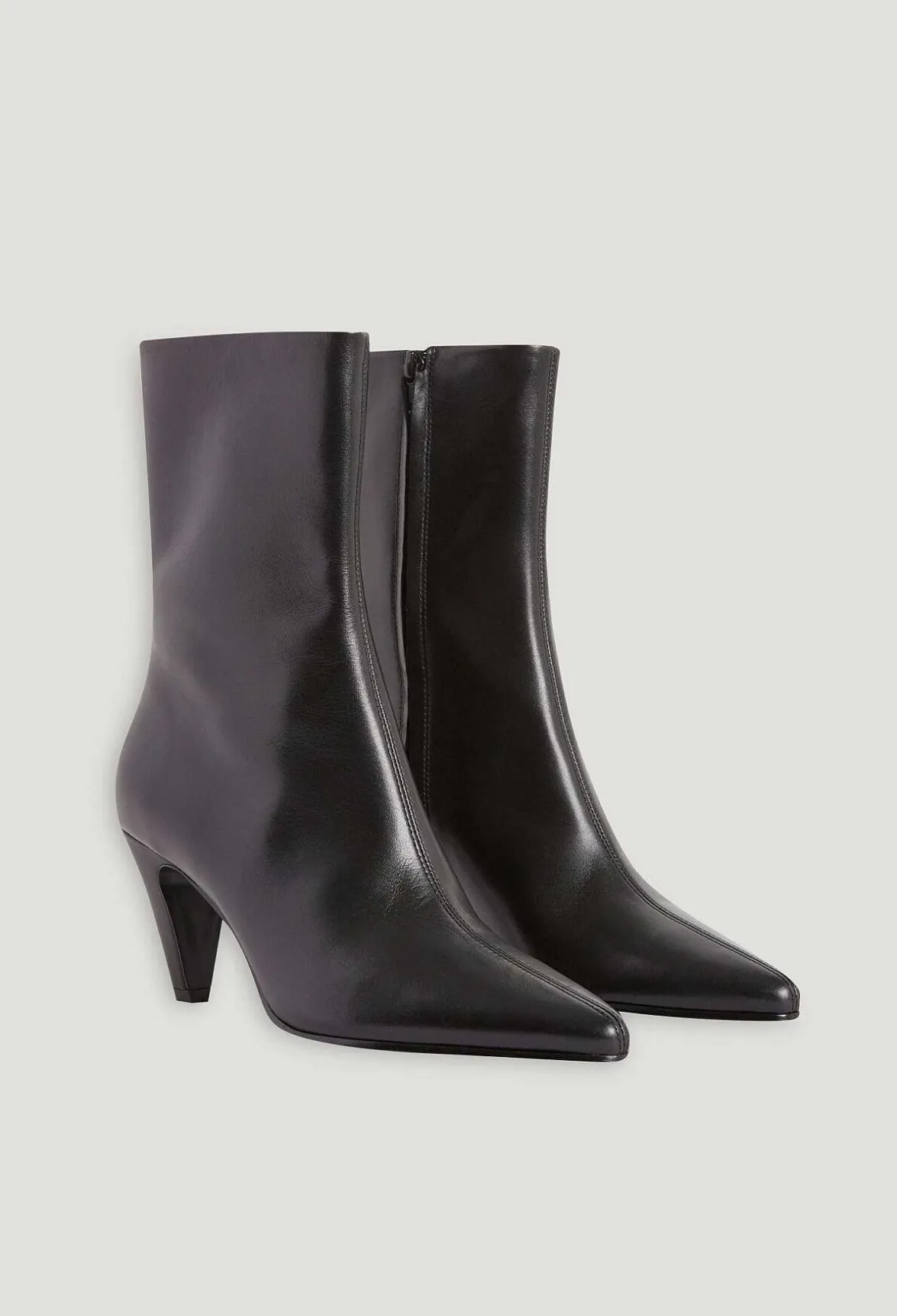 Claudie Pierlot Black Leather Boots*Women Booties And Boots