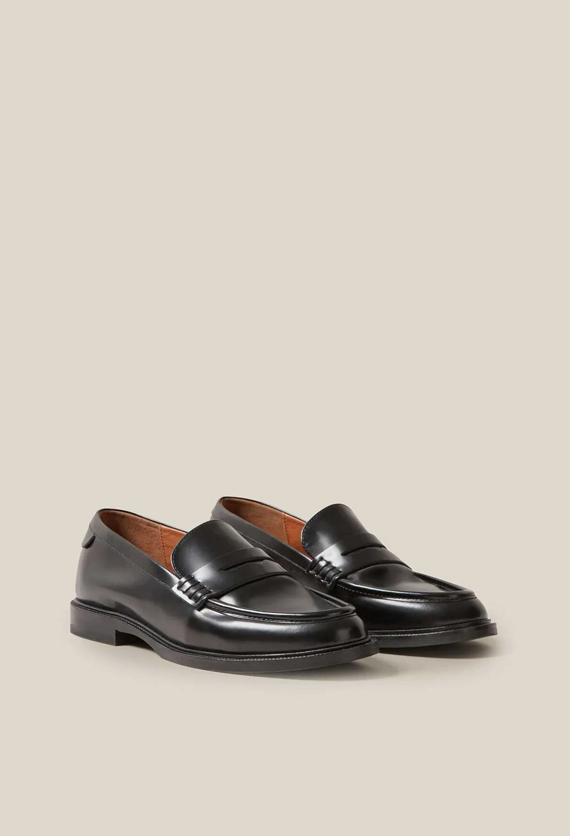 Claudie Pierlot Black Leather Loafers*Women Loafers