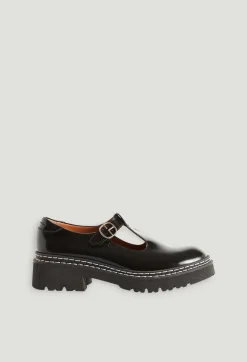 Claudie Pierlot Black Mary Jane Shoes*Women Loafers