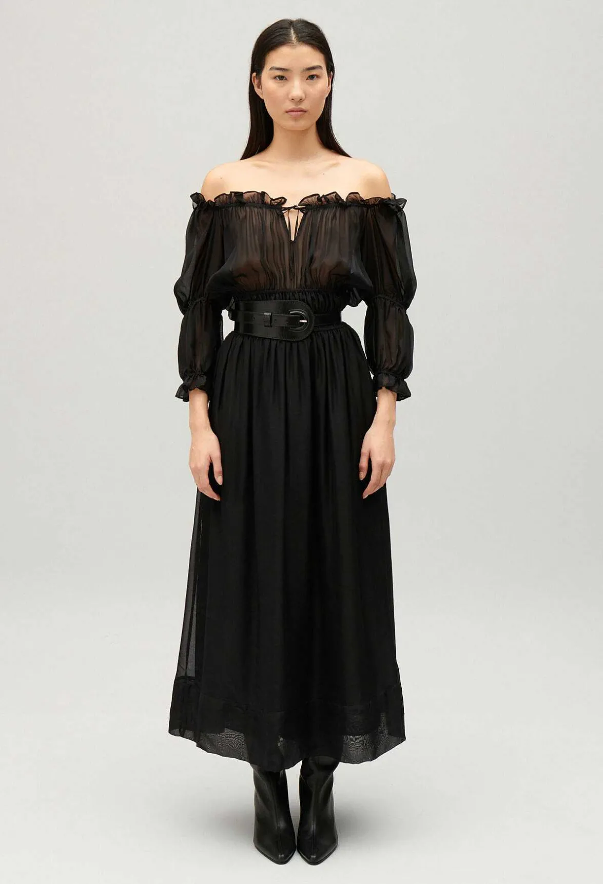 Claudie Pierlot Black Maxi Dress*Women Dresses