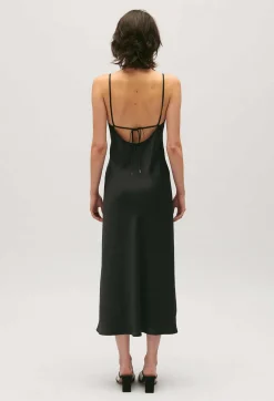 Claudie Pierlot Black Midi Babydoll Dress*Women Dresses