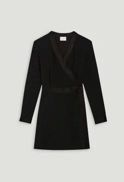 Claudie Pierlot Black Wrap Dress*Women Dresses