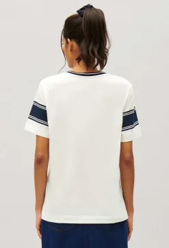 Claudie Pierlot Blue And White Claudie T-Shirt*Women T-Shirts