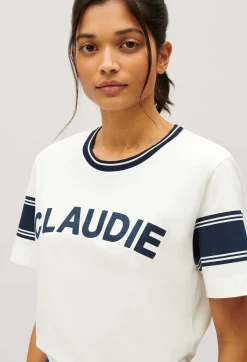 Claudie Pierlot Blue And White Claudie T-Shirt*Women T-Shirts