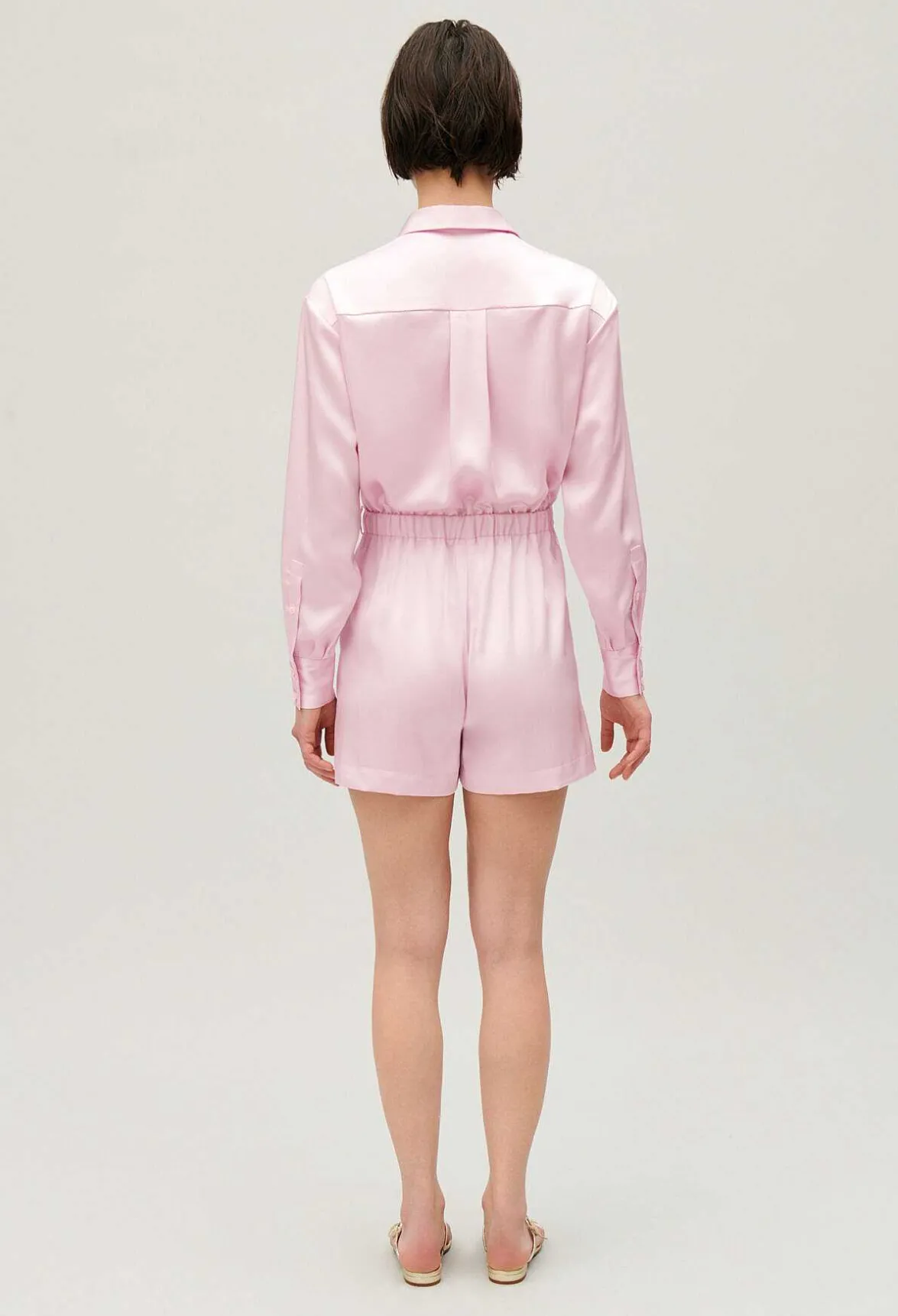 Claudie Pierlot Blush Smocked Playsuit*Women Jumpsuits
