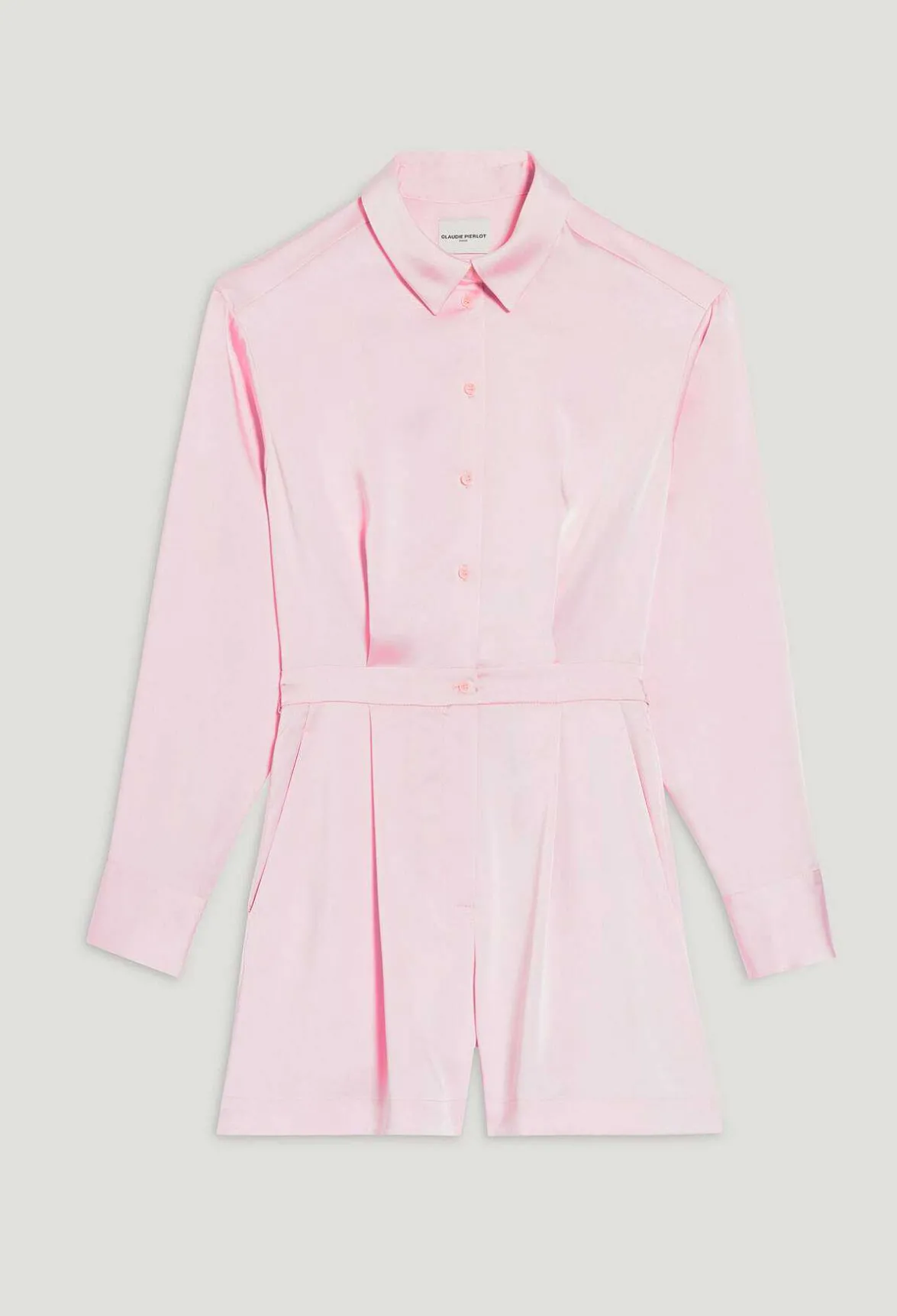 Claudie Pierlot Blush Smocked Playsuit*Women Jumpsuits