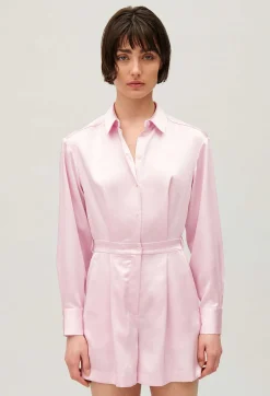 Claudie Pierlot Blush Smocked Playsuit*Women Jumpsuits