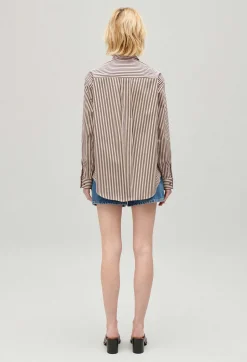 Claudie Pierlot Bronze Striped Shirt*Women Tops And Shirts