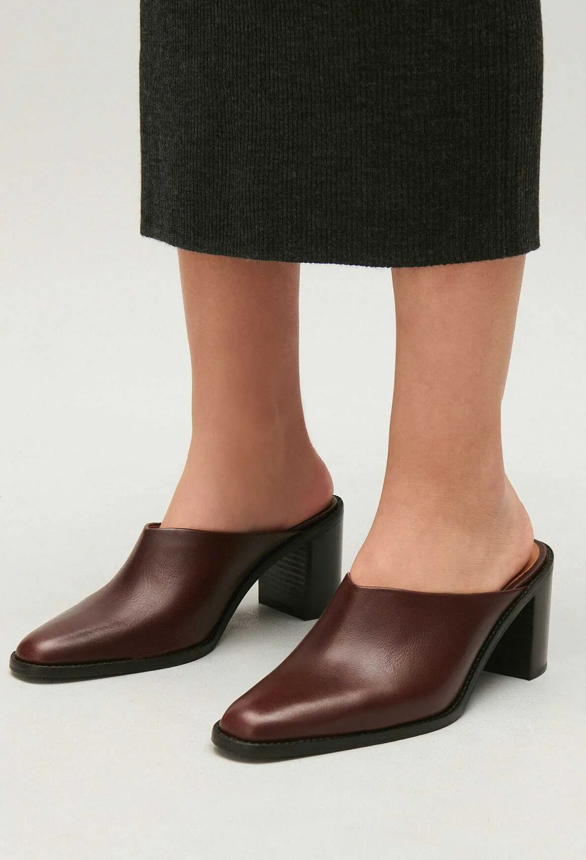 Claudie Pierlot Brown Mules With Heels*Women Sandals, Pumps And Mules