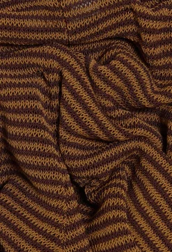 Claudie Pierlot Brown Striped Trousers*Women Jeans And Trousers