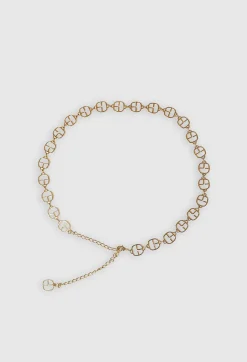 Claudie Pierlot Chain Monogram Belt*Women Belts