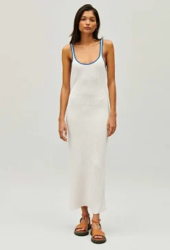 Claudie Pierlot Cream Knitted Maxi Dress*Women Dresses