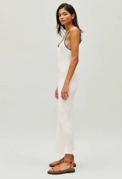 Claudie Pierlot Cream Knitted Maxi Dress*Women Dresses