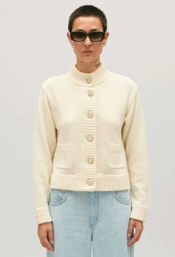 Claudie Pierlot Cropped Thick Knit Cardigan*Women Sweaters And Cardigans