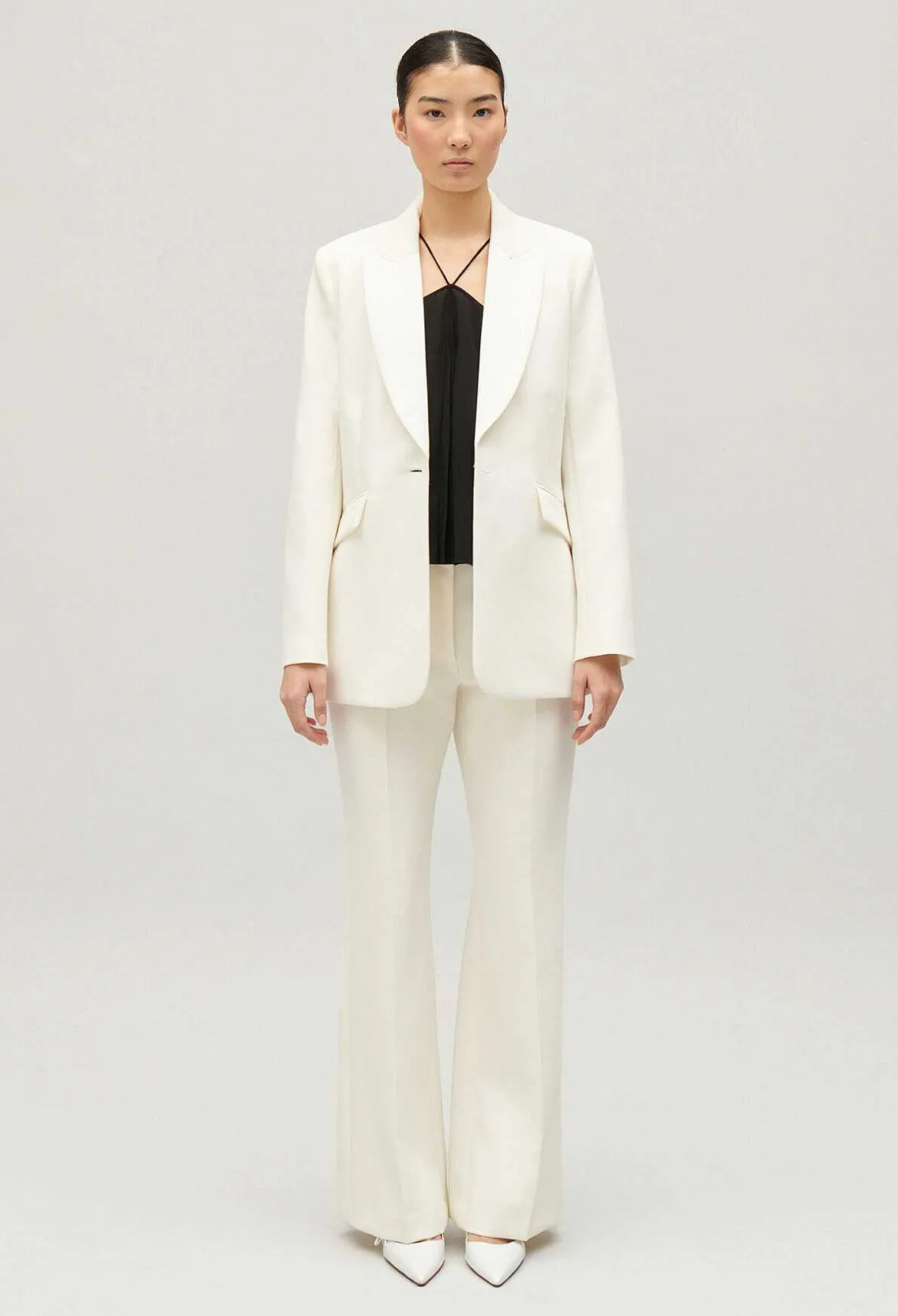 Claudie Pierlot Dual Fabric Suit Jacket*Women Blazers