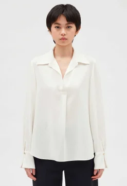 Claudie Pierlot Ecru Flowing Blouse*Women Tops And Shirts
