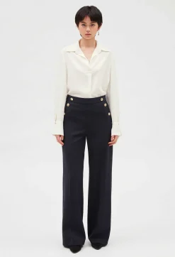 Claudie Pierlot Ecru Flowing Blouse*Women Tops And Shirts