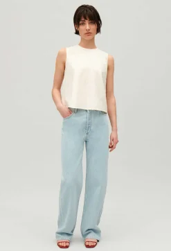 Claudie Pierlot Ecru Sequined Sleeveless Top*Women Tops And Shirts