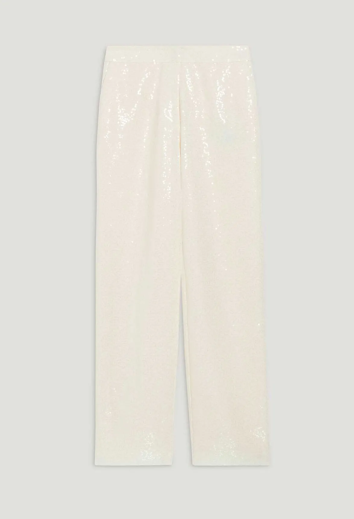Claudie Pierlot Ecru Sequinned Trousers*Women Jeans And Trousers
