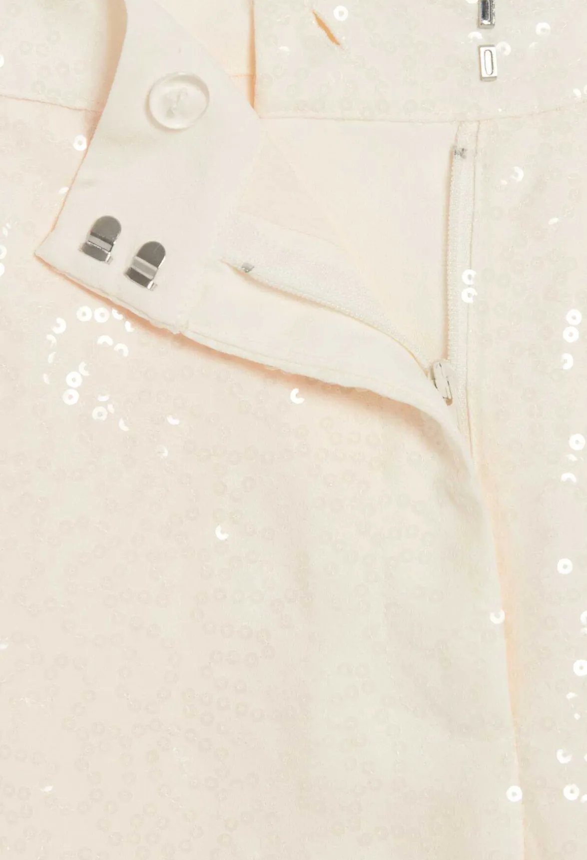 Claudie Pierlot Ecru Sequinned Trousers*Women Jeans And Trousers