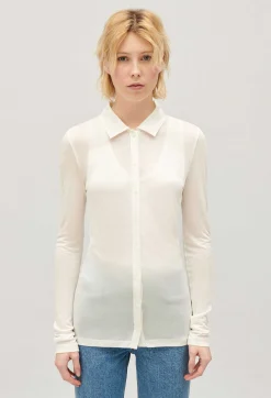 Claudie Pierlot Ecru Shirt*Women Sweaters And Cardigans