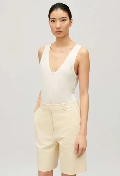 Claudie Pierlot Ecru Vest Top*Women Tops And Shirts