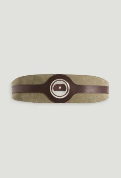 Claudie Pierlot Eyelet Leather Belt*Women Belts