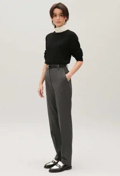 Claudie Pierlot Flecked Grey Suit Trousers*Women Jeans And Trousers