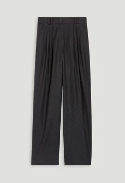 Claudie Pierlot Flecked Grey Wide-Leg Trousers*Women Jeans And Trousers