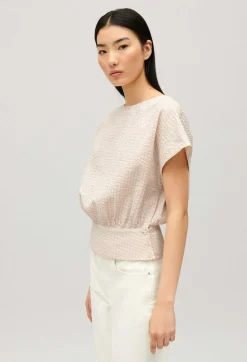 Claudie Pierlot Gathered Openwork Top*Women Tops And Shirts