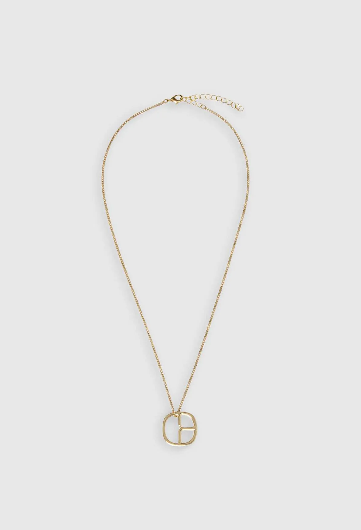 Claudie Pierlot Gold Monogram Pendant Necklace*Women Jewellery And Scrunchies