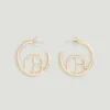 Claudie Pierlot Golden Cp Single Hoop Earring*Women Jewellery And Scrunchies