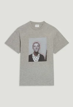 Claudie Pierlot Grey Print T-Shirt*Women T-Shirts