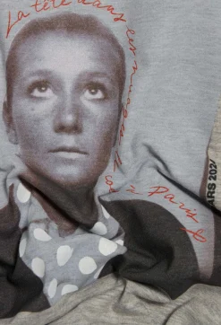 Claudie Pierlot Grey Print T-Shirt*Women T-Shirts
