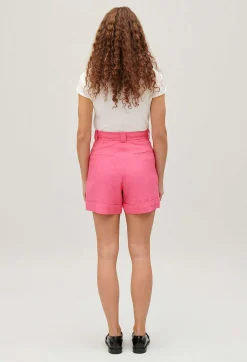 Claudie Pierlot High Waisted Pink Short*Women Skirts And Shorts