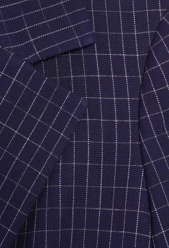 Claudie Pierlot Indigo Checked Suit Jacket*Women Blazers